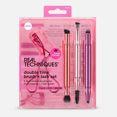 Double Time Brush + Lash Set - 4 Pcs