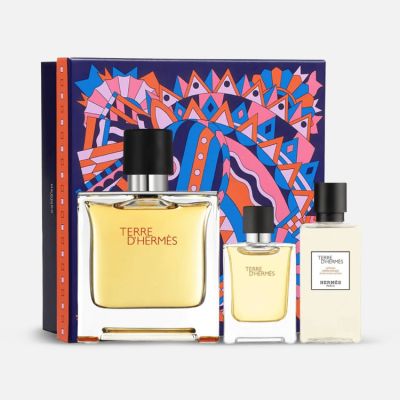 Terre D'Hermes Pure Perfume 3 Pcs Set EDP