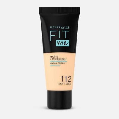 Fit Me Matte + Poreless Foundation With Clay