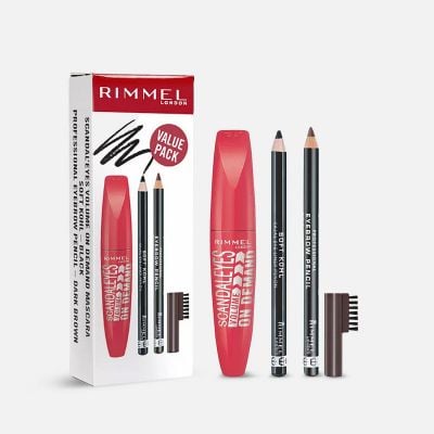 Scandal Eyes Mascara + Soft Kohl Eyeliner + Brow This Way Sculpting Pencil Set