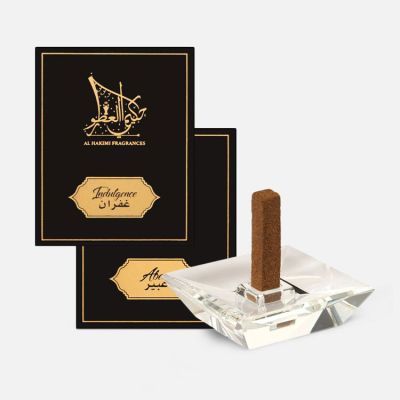 Smart Oud Abeer and Indulgence With Crystal Stand - 10 Sticks