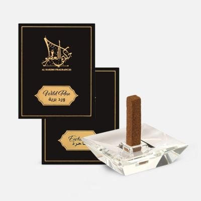 Smart Oud Wild Rose and Enchantress With Crystal Stand - 10 Sticks