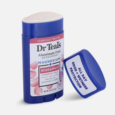 Aluminum Free Deodorant Magnesium+ Rose & Milk