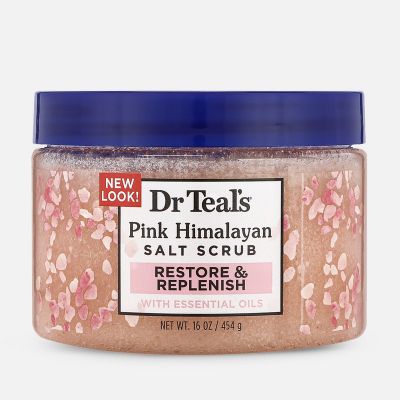 مقشر الجسم بملح الهيمالايا الوردي