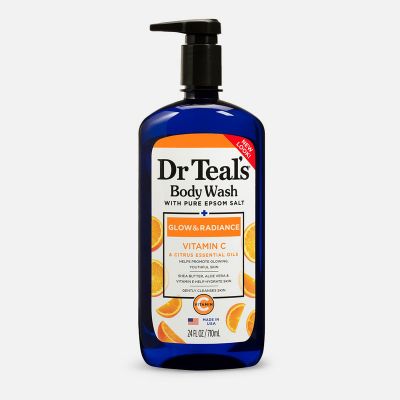 Body Wash with Pure Epsom Salt Glow & Radiance with Vitamin C & Citrus