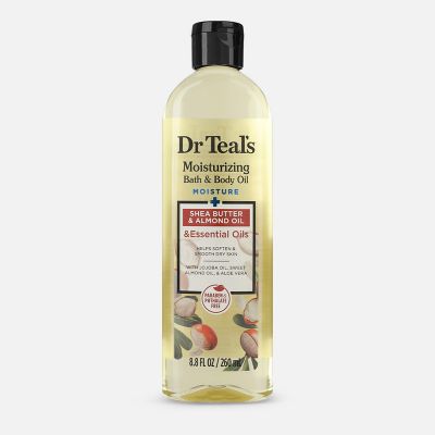 زيت مرطب للجسم والاستحمام بزبدة الشيا وزيت اللوز