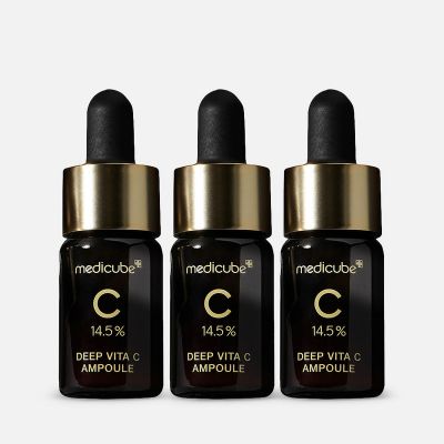 أمبولات فيتامين سي لتحسين لون البشرة و إزالة التصبغات و ندبات حب الشباب - 3 قطع
