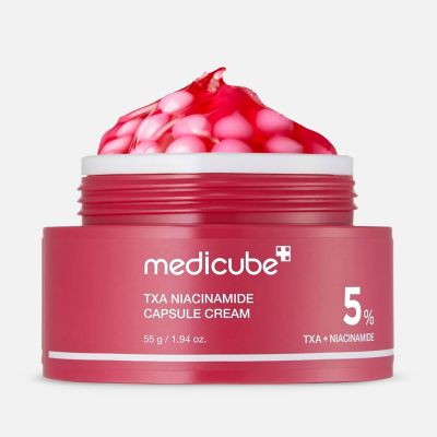 كريم بالكبسولات نياسيناميد وترانيكساميك لتصحيح البقع الداكنة