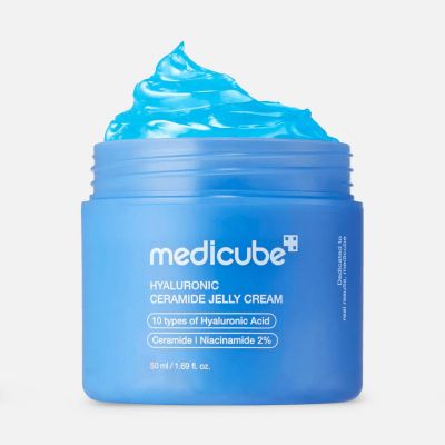 كريم جيلي بالهيالورونيك والسيراميد لترطيب وتقوية حاجز البشرة