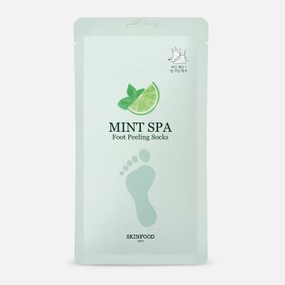 Mint Sparkling Foot Peeling Socks