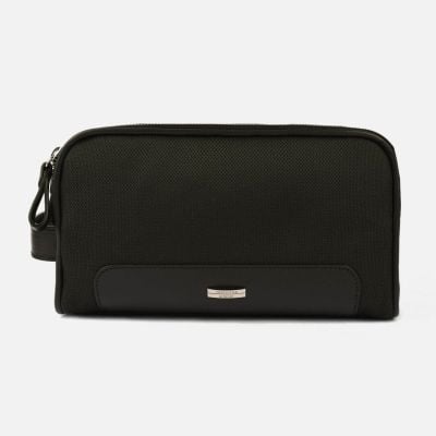 Black Double Zip Travel Toiletry