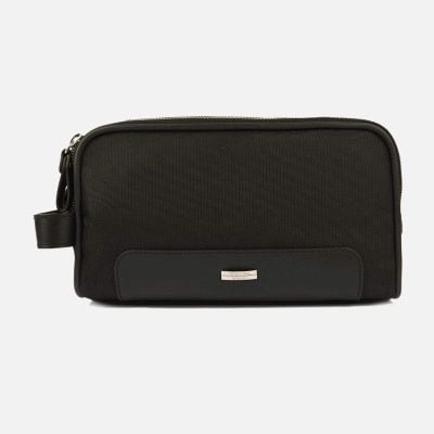 Black Double Zip Travel Toiletry