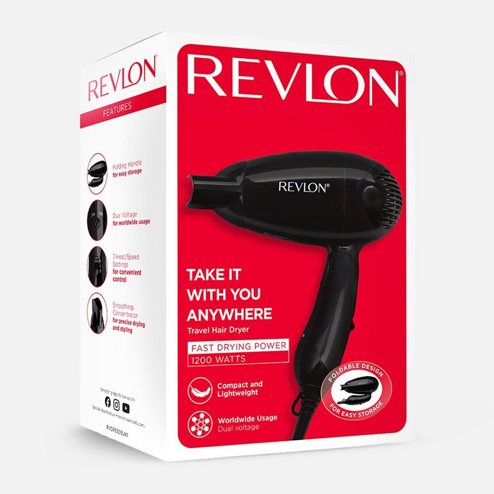 Folding Travel Hair Dryer - 1200W
