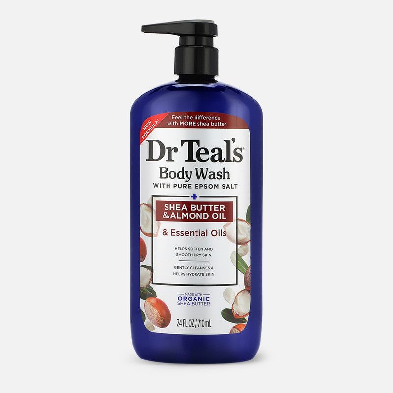 Body Wash With Pure Epsom Salt Shea Butter and Almond Oil