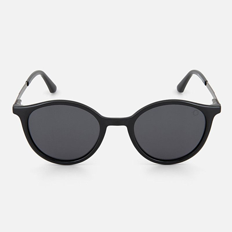 Browline Grey Lens and Black Frame Sunglasses