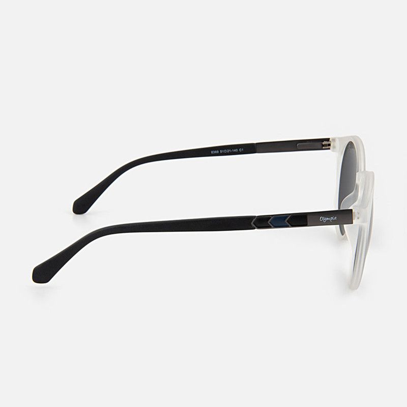 Persol Grey Lens and Transparent White Frame Sunglasses