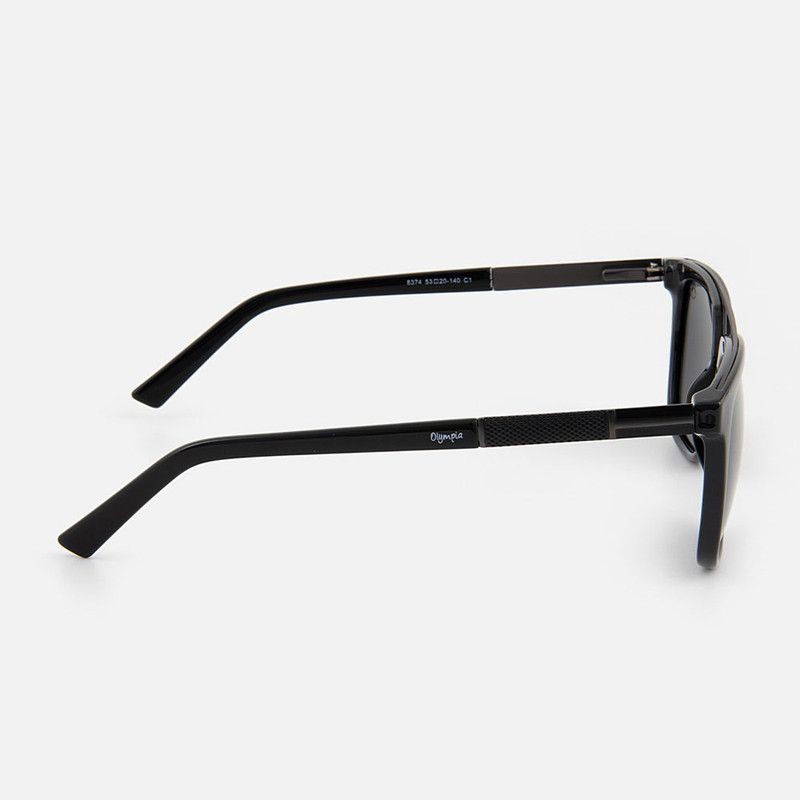 Browline Black Lens and Black Frame Sunglasses