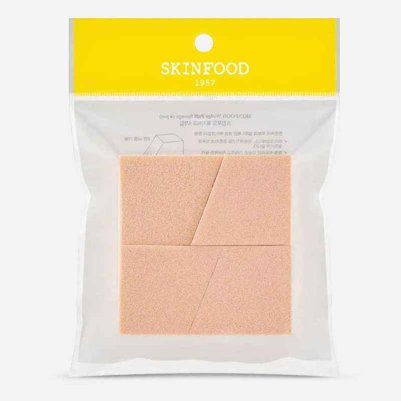 Wedge Puff Sponge - 4 Pcs