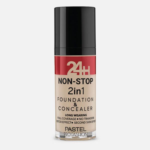Profashion 24h Non Stop 2in1 Foundation & Concealer - N 601 - Pale Ivory